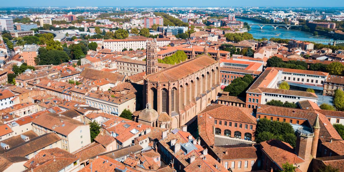 quartier historique de Carmes à Toulouse